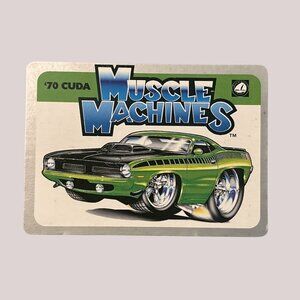 CARD ONLY: Muscle Machines Trading Card 1970 Cuda